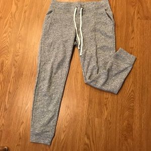 GRAY SWEATPANTS DRAWSTRING TRENDY